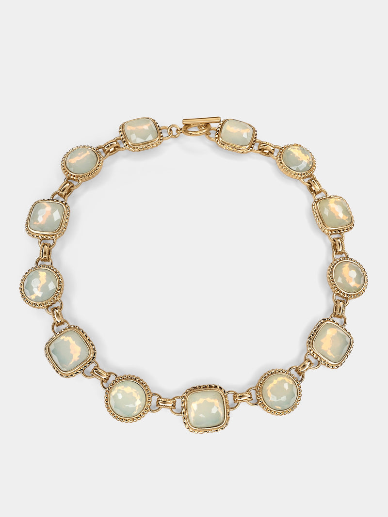 SANTORINI OPAL CRYSTAL NECKLACE