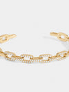 RACHEL CZ LINK CUFF BRACELET