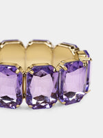 COLOR POP BOLD CRYTAL BRACELET - VIOLET