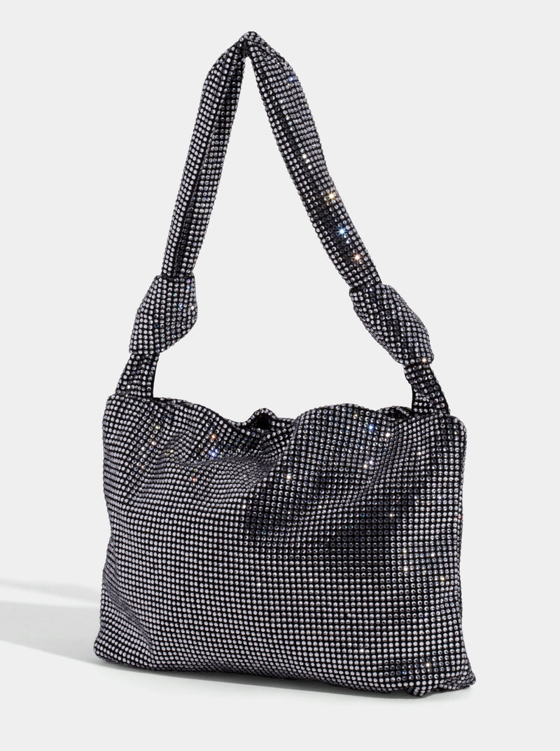MIDNIGHT CRYSTAL EVENING BAG