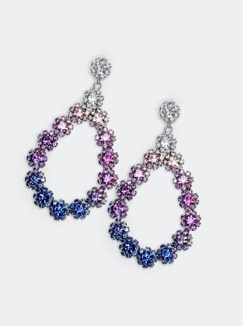 PURPLE BLOOM EARRINGS