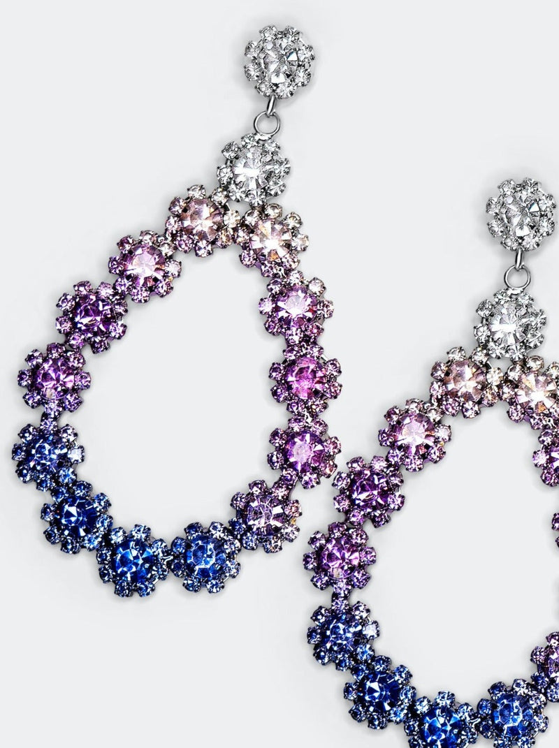 PURPLE BLOOM EARRINGS