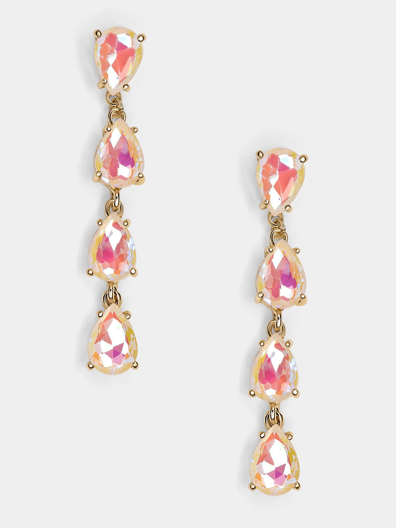 TULUM MULTI DROP CRYSTAL EARRINGS