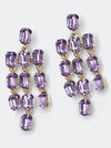 TRACY CRYSTAL EARRINGS - LAVANDER