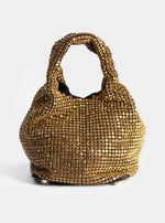 QUEENY CRYSTAL BAG- GOLD