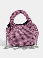 QUEENY CRYSTAL BAG- PINK