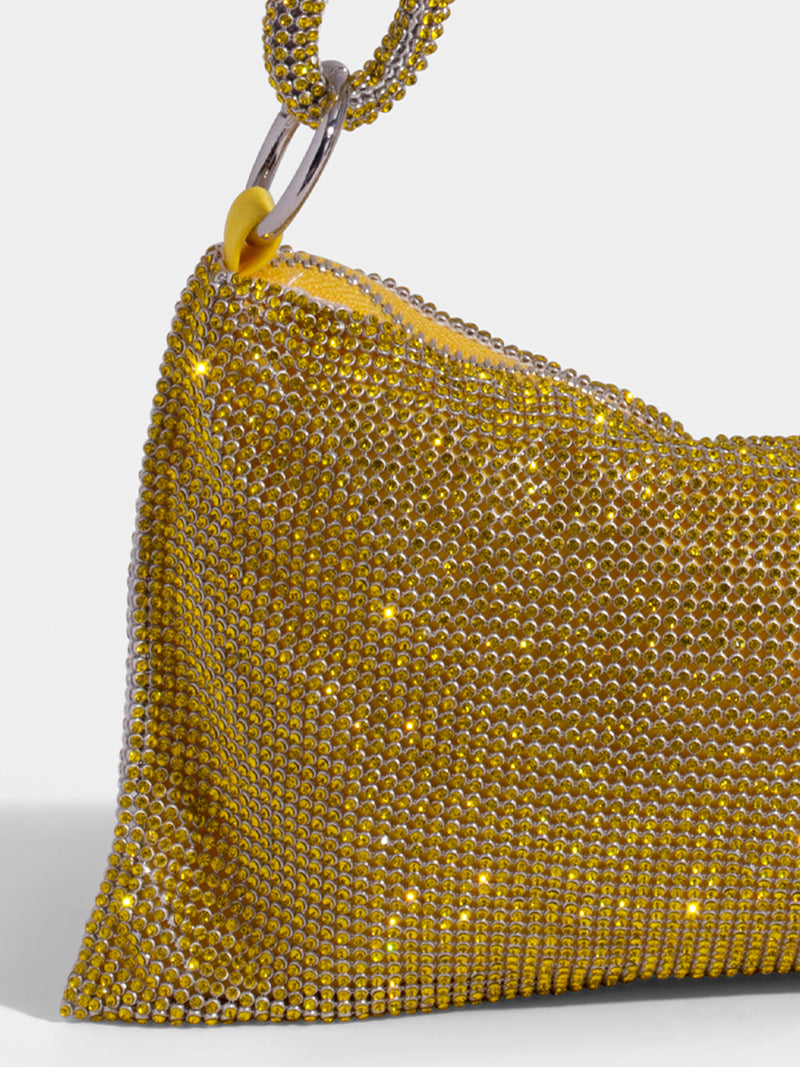 KAYA CRYSTAL BAG- YELLOW