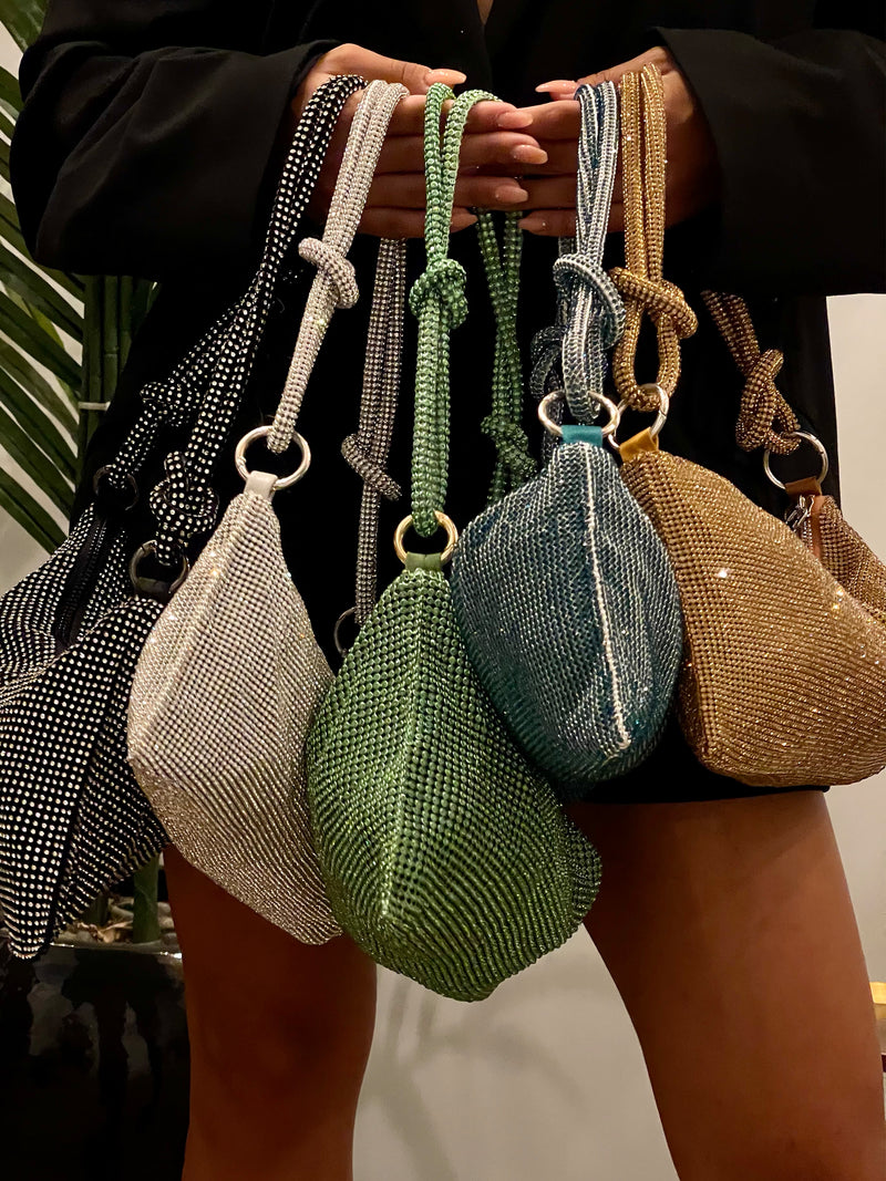 KAYA CRYSTAL BAG- GREEN